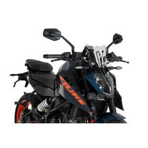 Windschutzscheibe New Generation Sport passend für KTM 125 DUKE 24'-25' orange Puig 21997t