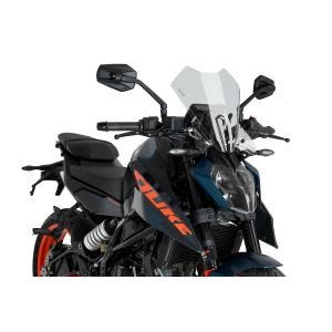 Windschutzscheibe New Generation Touring passend für KTM 125 DUKE 24'-25' transparent Puig 21998w