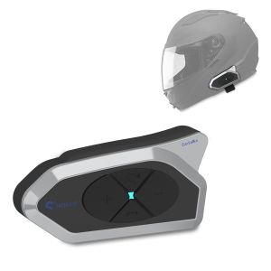 Intercom motorsykkel Tourtecs GoTalk4 Bluetooth kommunikasjonssystem med headset IP65 trådløst