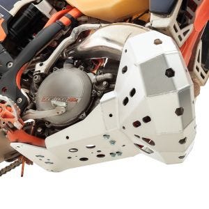 Motorbeskyttelse egnet for KTM EXC 300 250 07-16 aluminium eksosmanifold beskyttelse DPLB