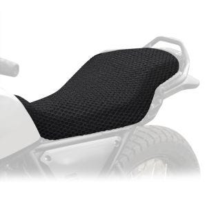 Nettingsetetrekk egnet for Royal Enfield Scram 411 22-24 setetrekk SC18 Tourtecs pustende svart