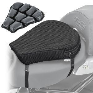 Motorsykkel nettingluftpute Tourtecs Air M LA1 komfortsetepute i sort