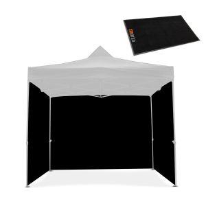 Set 4 Pavillon Seitenwände für Ducati Multistrada V4 / S mit Werkstattmatte190x80 Tourtecs_1