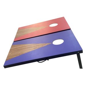 Utendørs cornhole spill Cranit CS2 tre cornhole boards rød/blå DPL1 NYHET