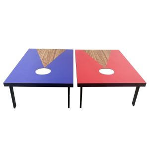 Utendørs cornhole spill Cranit CS2 tre cornhole boards rød/blå DPL3 NYHET