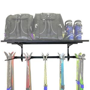 Skiholder vegg Divit skiholder enhetslist ME85 sort DPL2
