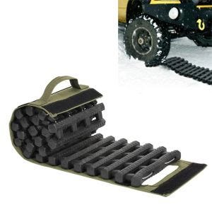 Grip aid trekkhjelp bil GH1 Vanit anti-skli matte trekkhjelp rullbar svart/grønn DPL1