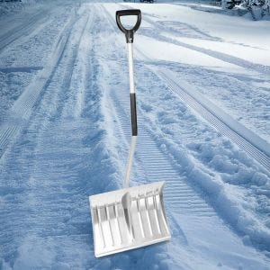 Schneeschaufel SR2 Divit Schneeräumer Schneeschieber Aluminium silber DPLI5