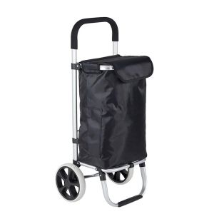 Sammenleggbar handlevogn ET1 Divit handlekurv handlekurv 50 liter sort