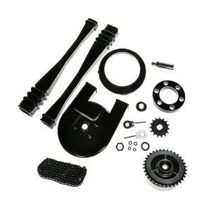 Kjedesett egnet for Simson S51 S53 S83 S70 S60 kjedekasse kjedekjedestrammer Craftride KT21