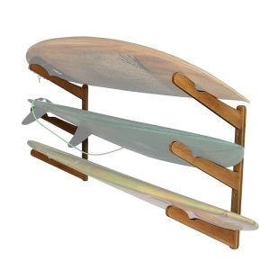 Bambus surfebrettholder BH7 Cranit snowboard / ski veggfeste