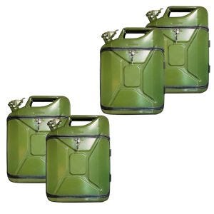 4x minibar i bensinkanne design MF1 Divit Bar hylle / oppbevaring