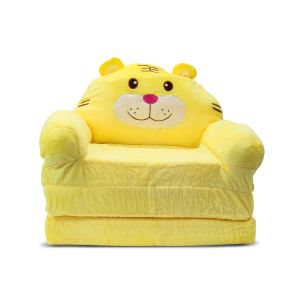 Sammenleggbar barnestol Divit PL48 sovesofa for barn med myk polstring Tiger design DPL3 NYHET