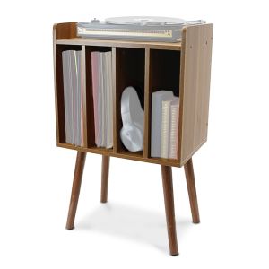 Skap egnet for vinylplater VP1 Divit platespillerskap trelook