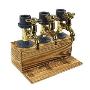 Likørdispenser Divit LS10 spritdispenser egnet for 3 flasker og kran DPL1 NYHET