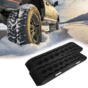 Sandplater fjellbrett starthjelp offroad universal 1 par Vanit BB1 svart DPLI2
