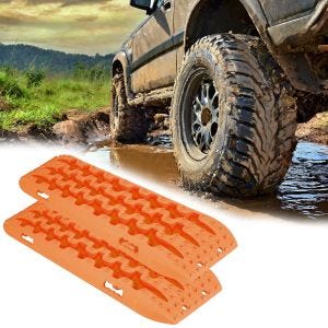 Berge Plater Sandplater Starthjelp Offroad Universal 1 Par Vanit BB1 Orange DPLI3