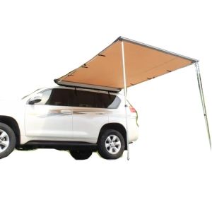Markise egnet for bil / SUV / terrengkjøretøy 1,40m x 2m universal Vanit kalesje AM13 beige DPLI1