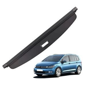 Bagasjeromsdeksel egnet for VW Touran 16-21 Vanit LA58 hattehylle, bagasjeromsdeksel, uttrekkbar
