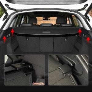Bagasjeromsdeksel egnet for Audi SQ5 fra 2018 Vanit LA64 bagasjeromsdeksel uttrekkbar rullegardin DPL1