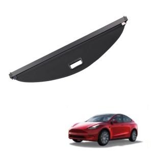 Bagasjeromsdeksel egnet for Tesla Model Y Vanit LA75 hattehylle lasteromsdeksel uttrekkbart