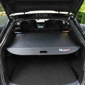 Bagasjeromsdeksel egnet for Tesla Model Y Vanit LA75 bagasjeromsdeksel uttrekkbar rullegardin DPL1