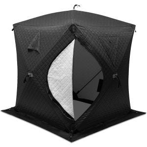 Campingtelt badstuetelt 1-2 personer vanntett 180 x 180 x 210 cm GI92 svart
