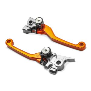 Bremshebel + Kupplungshebel für KTM 200 EXC 14-16 Xdure Flex orange_1
