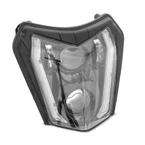 LED hovedlys egnet for KTM 690 SMC R / Enduro / R 19-24 med E-merke DRL Xdure SW2