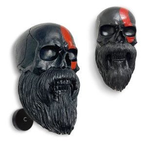 Motorsykkelhjelmholder veggfeste Skull XGP MH12 klesstativ svart DPLI2