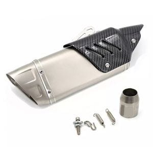 Eksoslyddemper Zaddox M-RR egnet for Kawasaki Z 650 / RS rustfritt stål titan