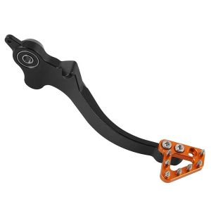Fotbremsspak / bremsespak egnet for KTM 690 SMC R 12-17 fotbrems bakhjulsbrems Zaddox svart / oransje