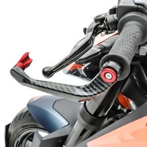 Motorsykkelspakbeskytter Spakbeskyttelse Bremsespak Clutchspakbeskytter X6 Rød DPLB