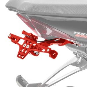 Kennzeichenhalter für KTM 690 SMC/ R Nummernschildhalter Zaddox NH2 rot_1