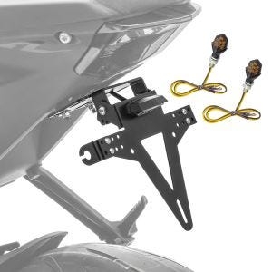 Set Kennzeichenhalter KH4 + LED Blinker BL2 für Ducati Hypermotard 950 / SP_1