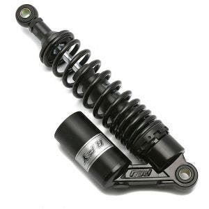 Motorsykkel støtdemper bak 320mm fjærbenspar universal Zaddox RS2 svart DPLB