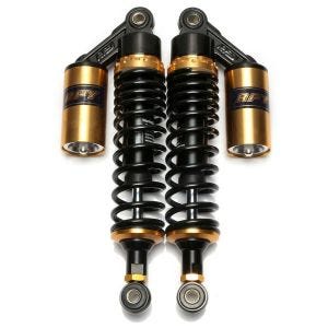 Motorsykkel støtdemper bak 320 mm støtdemper par universal Zaddox RS2 svart-gull DPLB