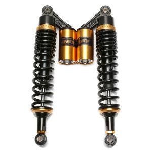 Motorsykkel støtdemper bak 380 mm støtdemper par universal Zaddox RS2 svart-gull DPLB