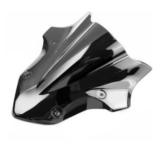 Frontrute egnet for Kawasaki Z 900 17-19 frontrute racing skjerm Zaddox WY4 svart