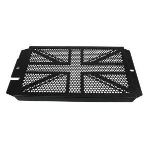 Radiatordeksel egnet for Triumph Bonneville T120 16-24 radiatorgitter Zaddox KM34 svart